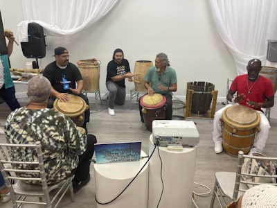 Drumming workshop with Angel Reyes