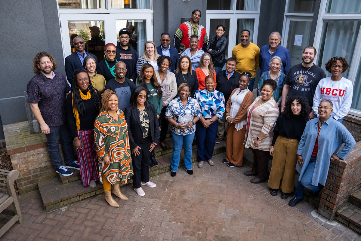 The Southern Cultural Treasures cohort gathered in Savannah, Georgia, February 2023. Photo by Sema Films.