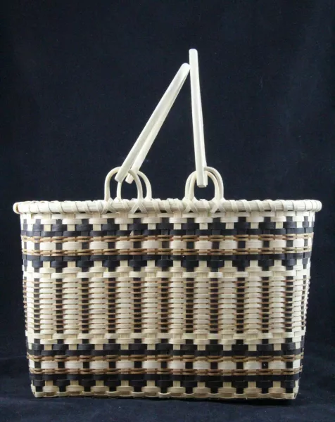 White oak purse basket