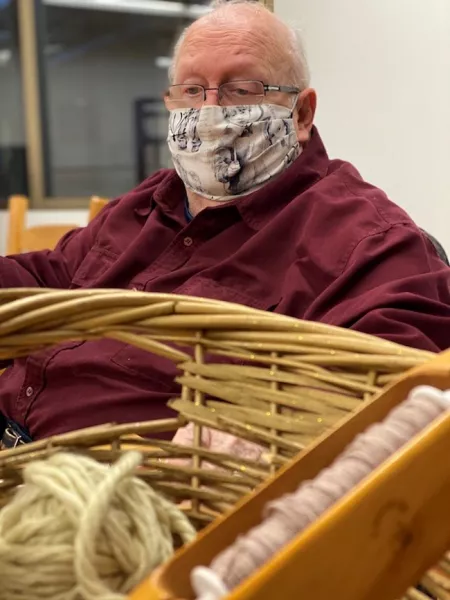 Bob Young at the Appalachian Artisan Center, Hindman, KY