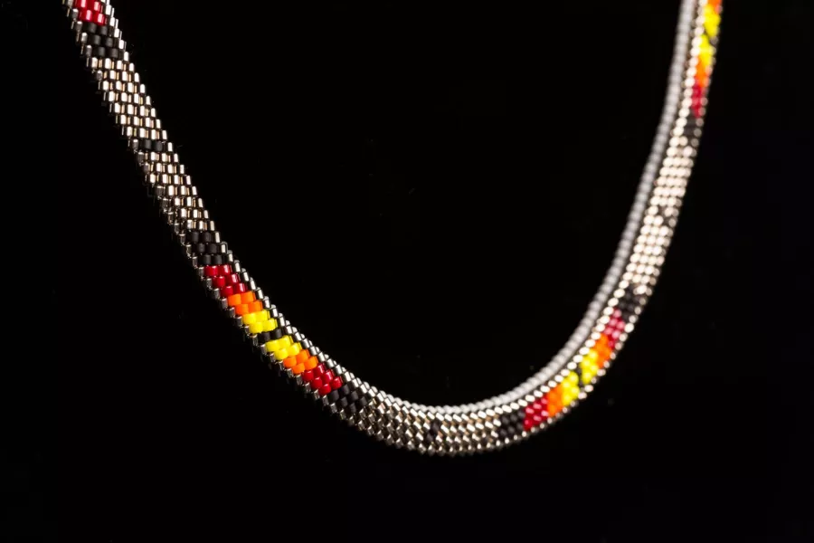 Beadwork necklace