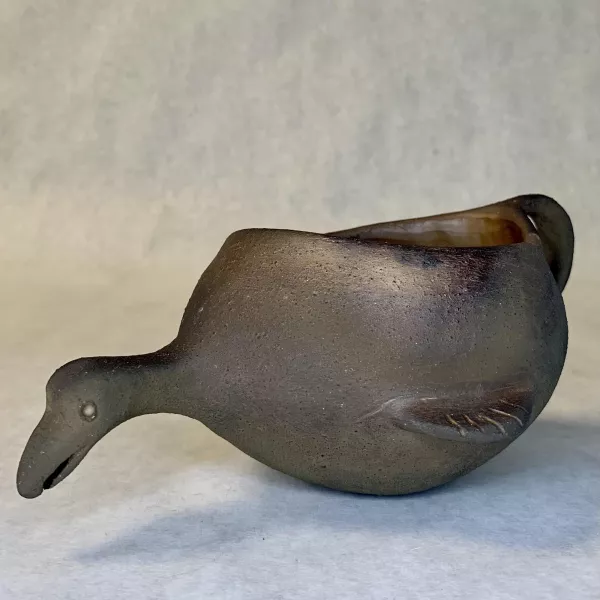Bird effigy bowl