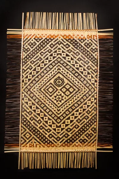 Cherokee Art – Rivercane mat – 42 in. x 60 in.